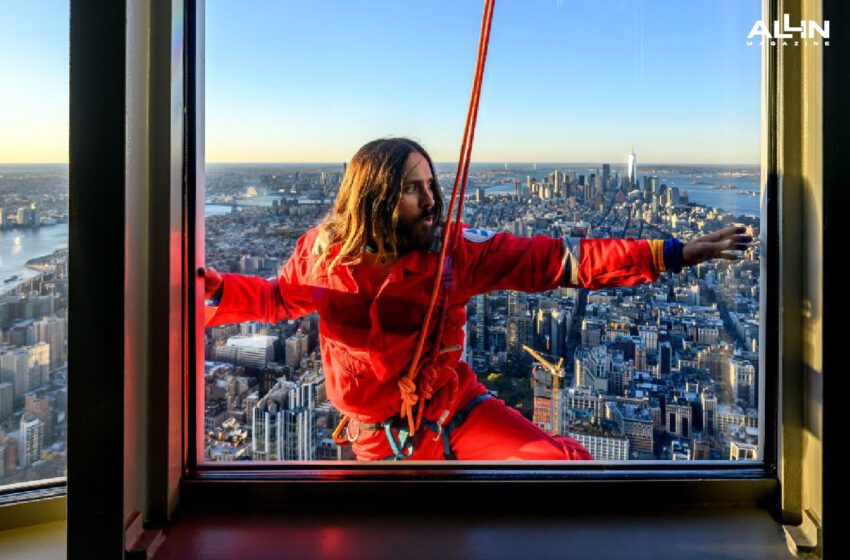  Jared Leto escala el Empire State Building para dar un gran anuncio