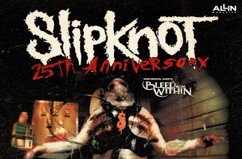  Slipknot Anuncia Explosiva Gira Europea para Celebrar sus 25 Años en el Escenario